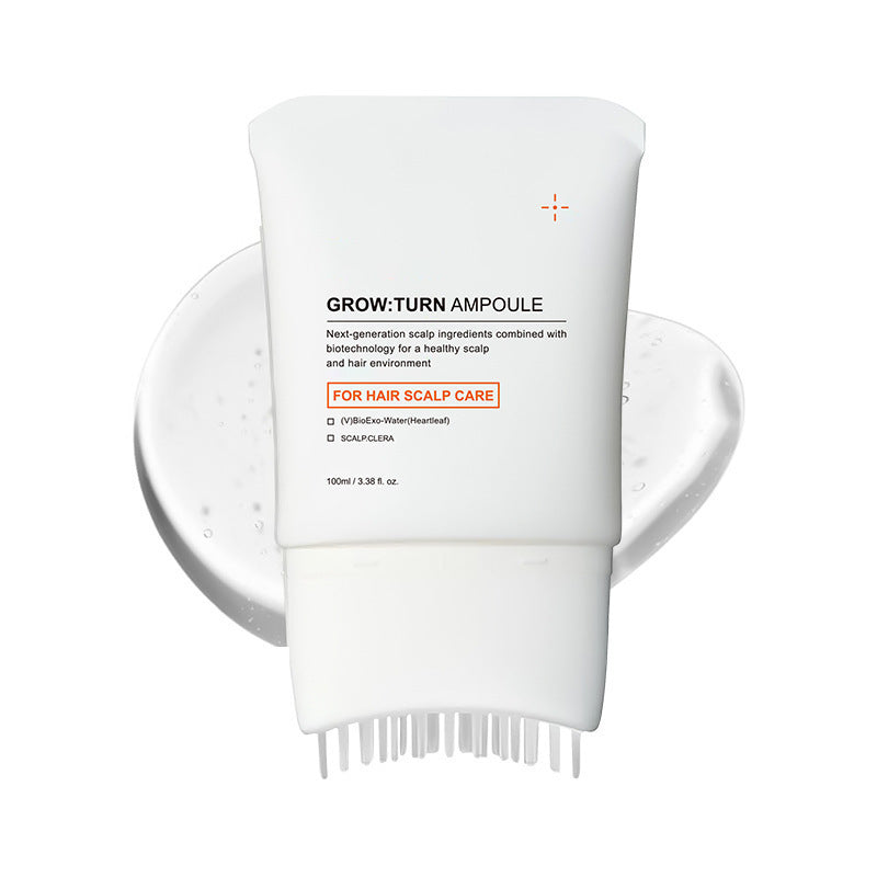 Hair Care Serum With Built-in Brush