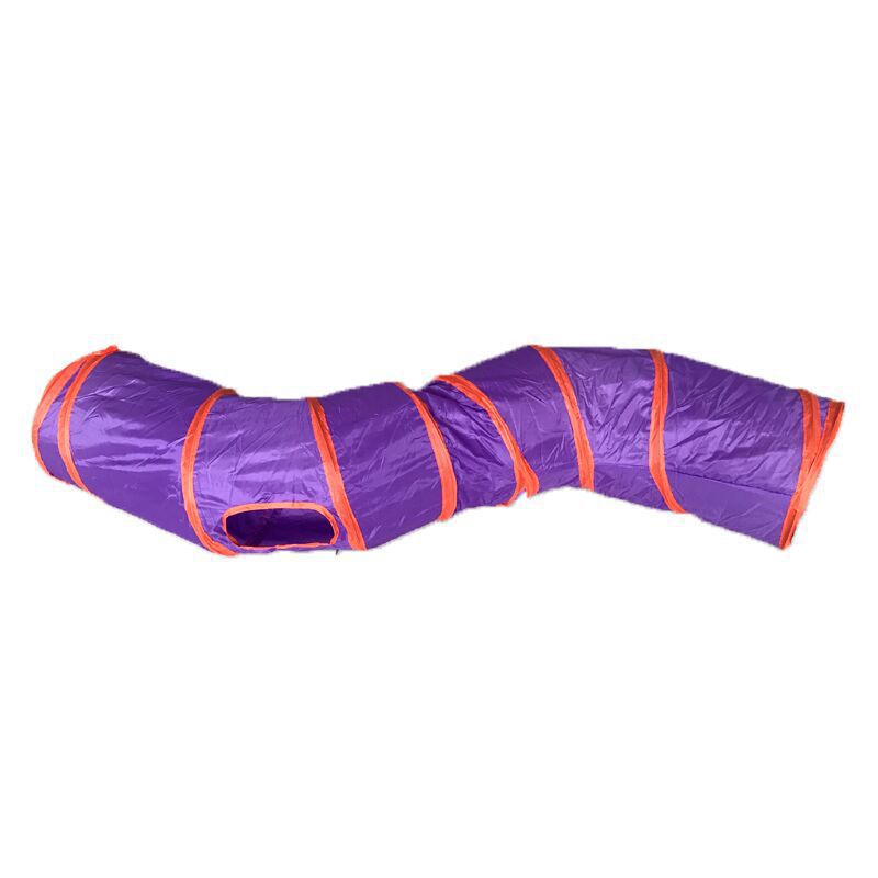 S-Shaped Foldable Cat Tunnel Toy