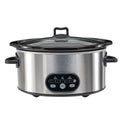 Manual Slow Cooker, Easy To Use Program-Free Kitchen Appliance, Great For Pot Roast And Chili
