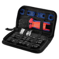 Crimping Tool, 14-10 AWG Ratcheting Solar Connector Crimper Tool Kit, Clear Metric & AWG Markings, With 10 Pairs Solar C