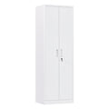 Narrow Metal Garage Storage Cabinet, Lockable Narrow Steel Storage Cabinet With 4 Adjustable Shelves For Garage, Office, Home, Assembly Requ