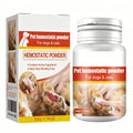 Pet Hemostatic Powder, Fast Bleeding Stop Wound Care Powder For Dogs Cats, Gentle Pet Nail Cut Skin Injury Healing Powde