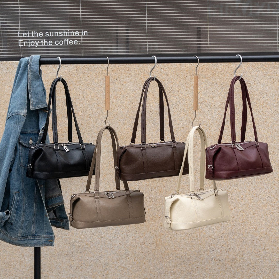 Vintage First-layer Vegetable-tanned Leather Pillow Bag, Large-capacity Genuine Leather Women's Bag, Cross-border Europe