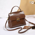Badi Leather Women's Bag, Made Of Top-layer Cowhide, Premium Feel, Tote And Shoulder Bag, Genuine Leather With Large Cap