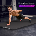 Non-slip, Extra-long, Extra-wide And Extra-thick Yoga Fitness Mat For Home And Gym Use