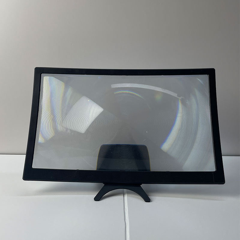 L6 Curved Screen Amplifier, 12-inch HD Mobile Phone Magnifier, Lazy Phone Stand
