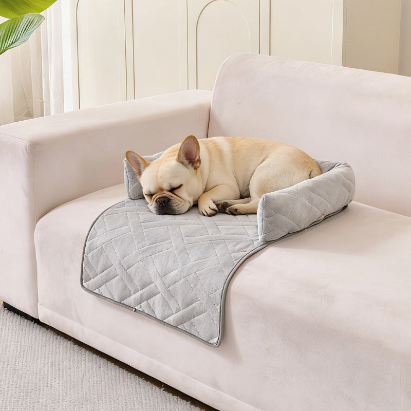 Calming Dog Bed For Sofa, Waterproof Pet Sofa Cushion, Sofa Protection Pad Suitable For Small And Medium - Sized Dogs An