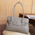 Hot-selling First-layer Cowhide Large-capacity Tote Bag For Women, New Commuter Style, Versatile Single-shoulder Underar
