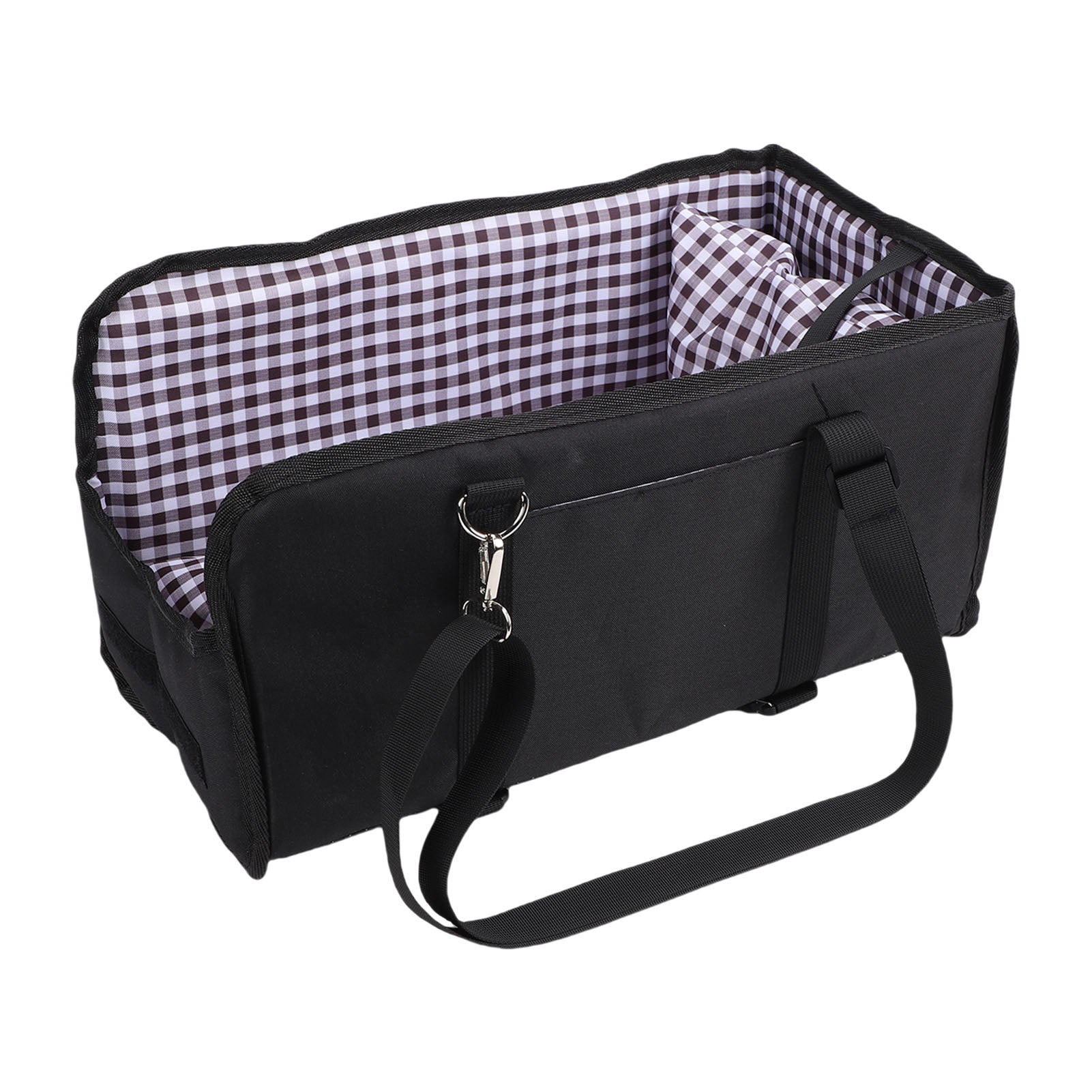 Console Dog Car Seat Non Slip Portable Center Console Dog Safety Car Seat Booster For Travel Black