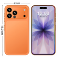 5.3in HD Mini Unlocked Phone,4-128GB,5G Unlocked Phone,Android 14 Smartphone,5000mAh Battery-Dual SIM-Face High Quality