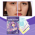 216pcs Multicolor Light Print Stickers