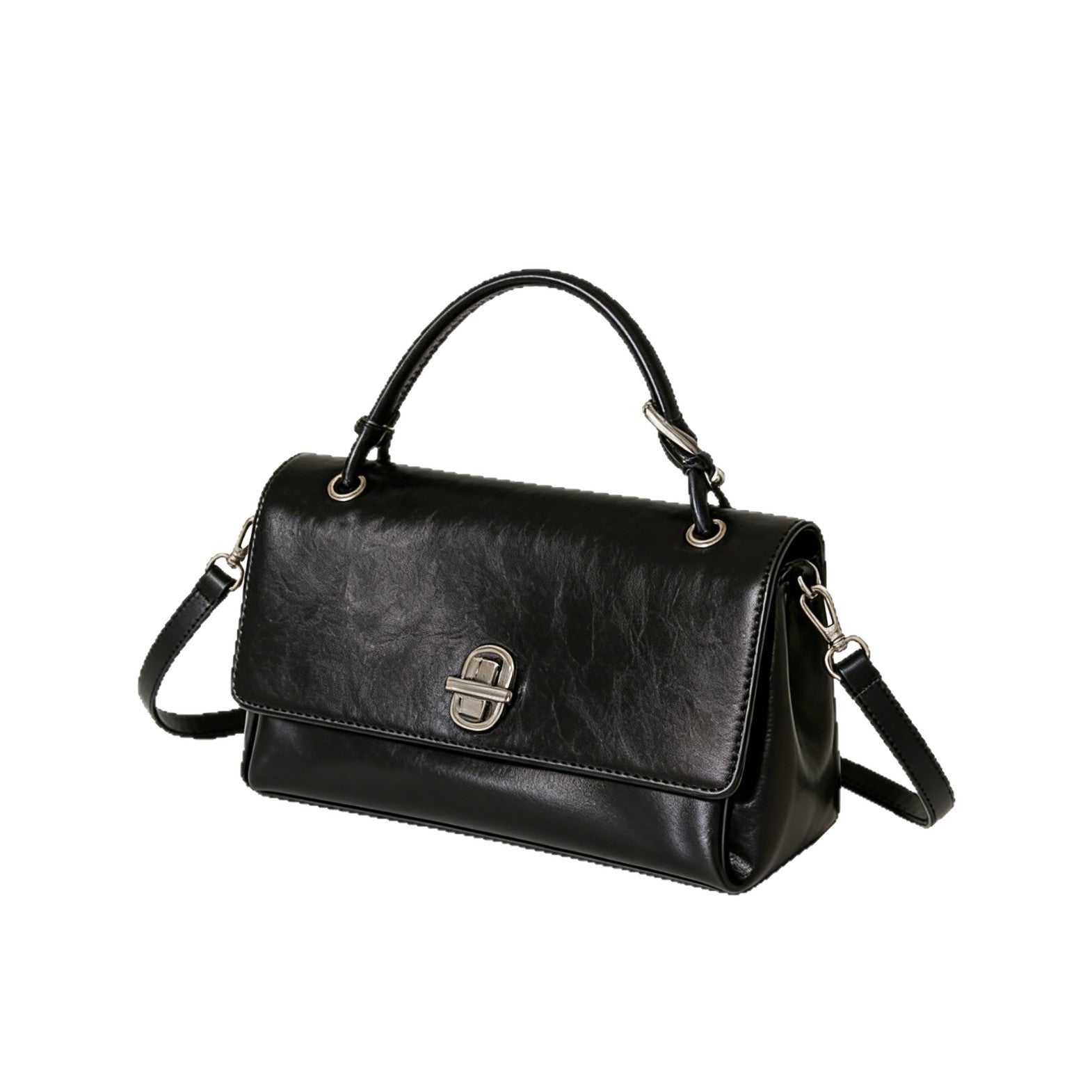 Custom Top-grain Leather Women's Bag With An Elegant, High-end Feel, Light Luxury Handbag, Simple And Stylish, Versatile