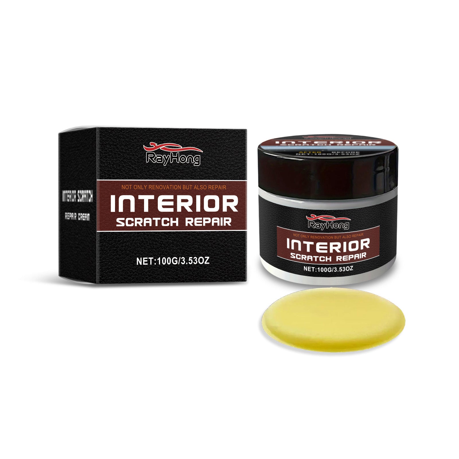 RAYHONG Cross-border Car Scratch Care Wax, Car Polishing, Cleaning, Stain Removal, Scratch Removal, Coating, And Renovat