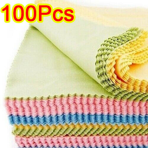 Microfibre Cleaning Cloths For Glasses Lens Camera Phone Screen Tablet UK