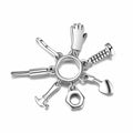 Everyday Tool Dangle Charm 925 Sterling Silver Creative Household Tool Pendant Bead For DIY Charm Bracelet Necklace Jewe