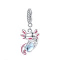Panda Baby Charm 925 Sterling Silver Enamel Pendant Bead For DIY Charm Bracelet Necklace Cute Animal Jewelry Gift