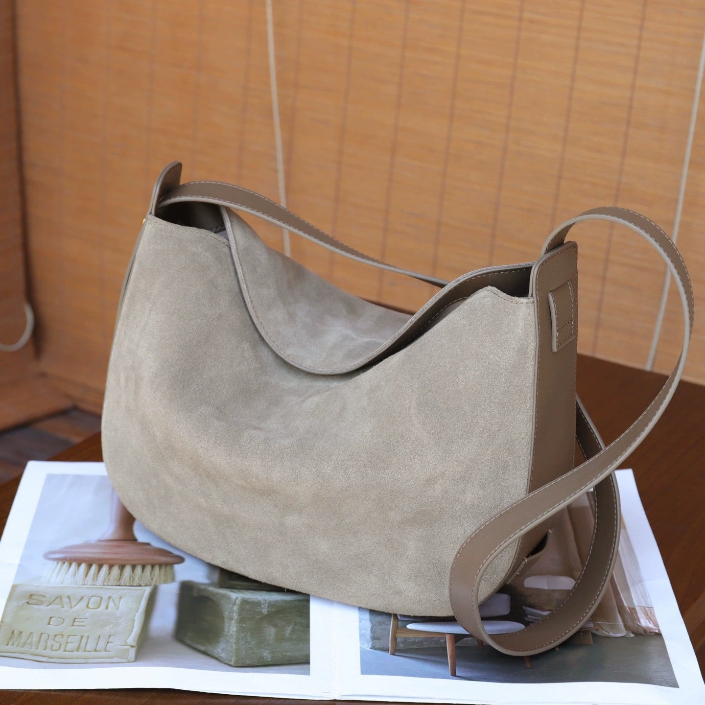 Retro Matte Genuine Leather Underarm Bag For Women, New Autumn-Winter Versatile Dumpling Bag, Casual Fashion Crossbody A