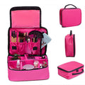 Travel Makeup Bag Cosmetic Toiletry Case Hanging Pouch Wash Organizer Storage Toiletry Cosmetic Storage Handle Washbag