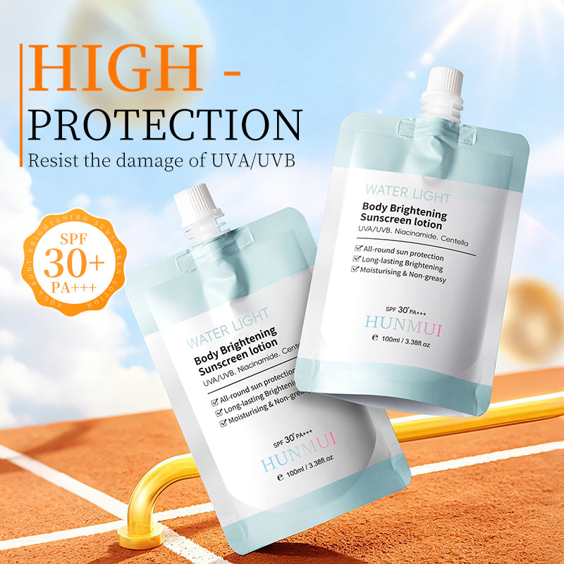 HUNMUI Water Glow Body Brightening Sunscreen Lotion