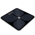 Smart 4-Electrode Body Composition Analyzer - Digital Bluetooth Bathroom Scale With App For 19 Body Metrics, Black