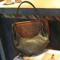 Top-grain Cowhide Leather Croissant Bag, New Autumn And Winter Retro Fashion Shoulder And Crossbody Genuine Leather Bag,